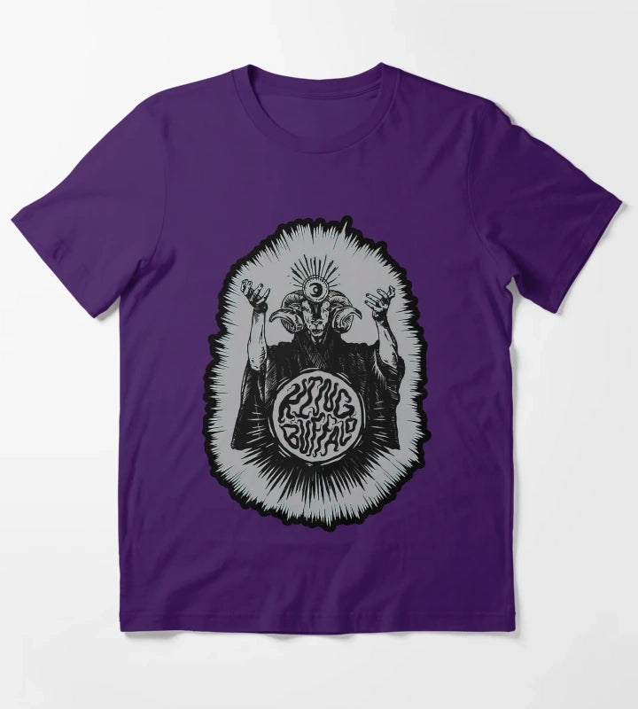 goat head cult T-Shirt Purple