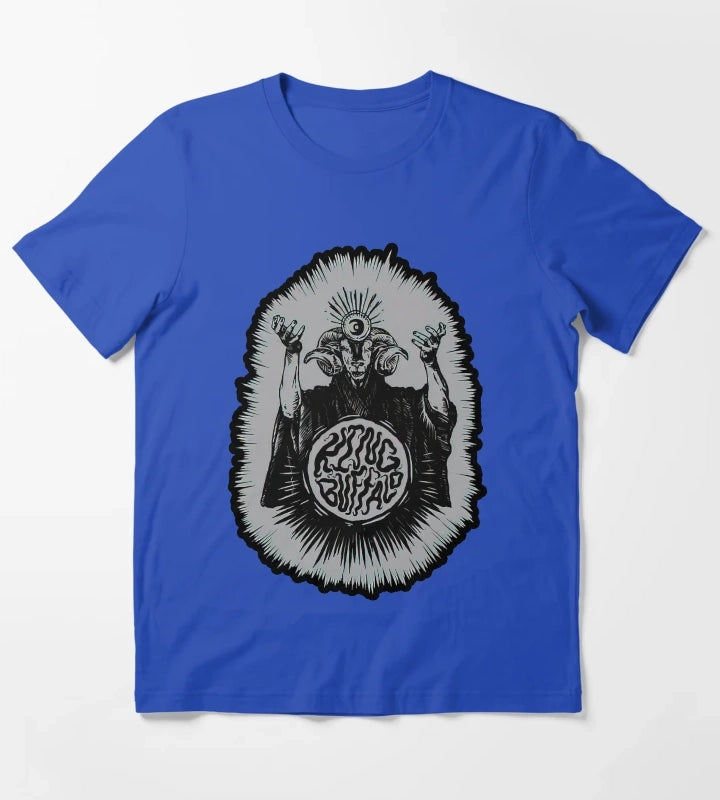 goat head cult T-Shirt Blue