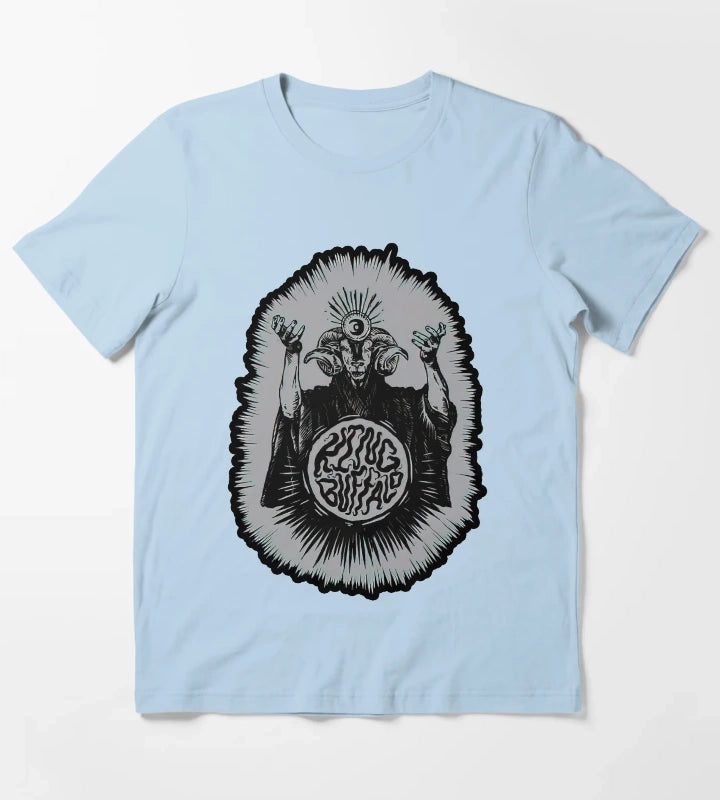 goat head cult T-Shirt Sky Blue