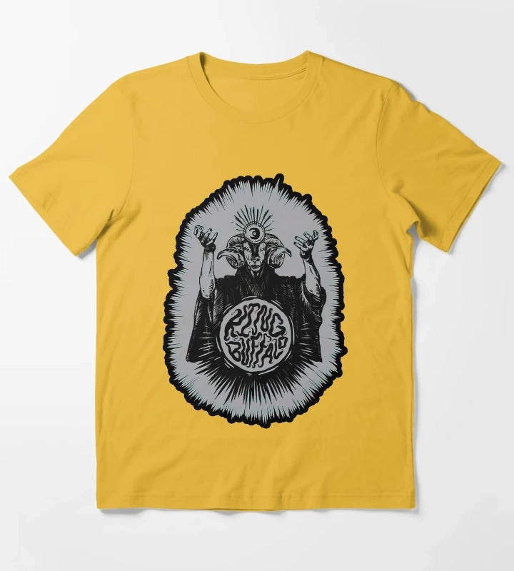 goat head cult T-Shirt Yellow