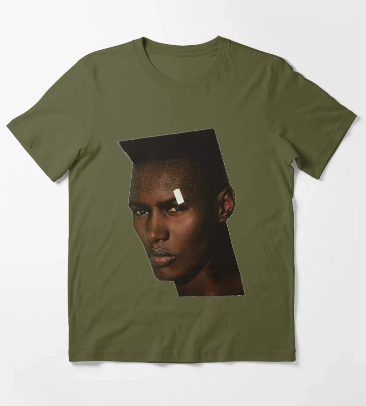 grace jones living my life T-Shirt Olive Green