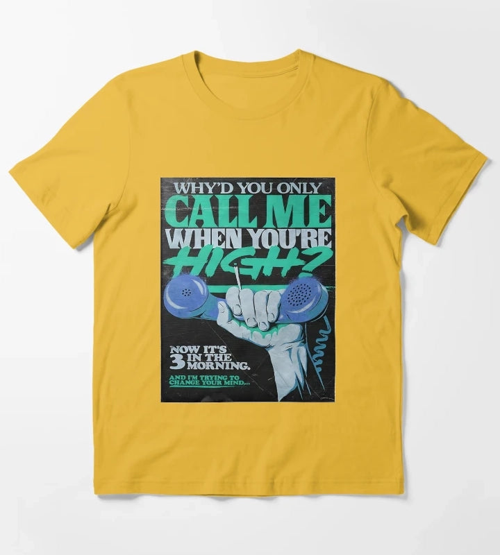 green call me monkeys T-Shirt Yellow