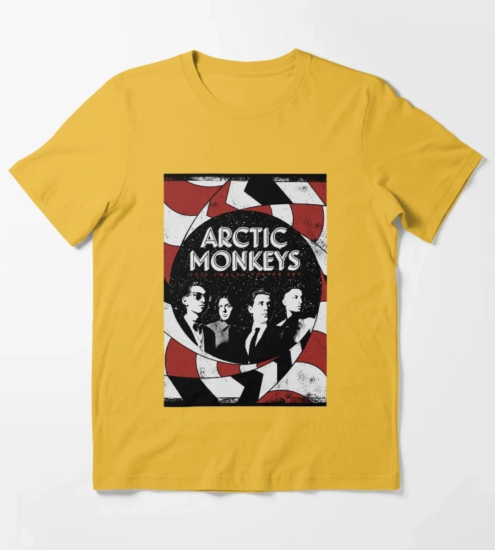 grunge indie rock 505 T-Shirt Yellow