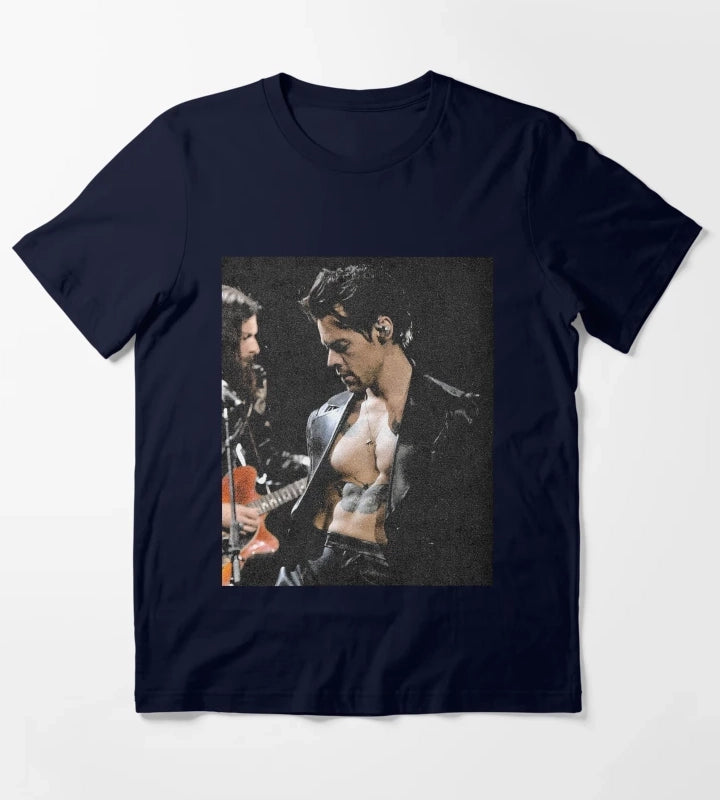 harry styles T-Shirt Navy