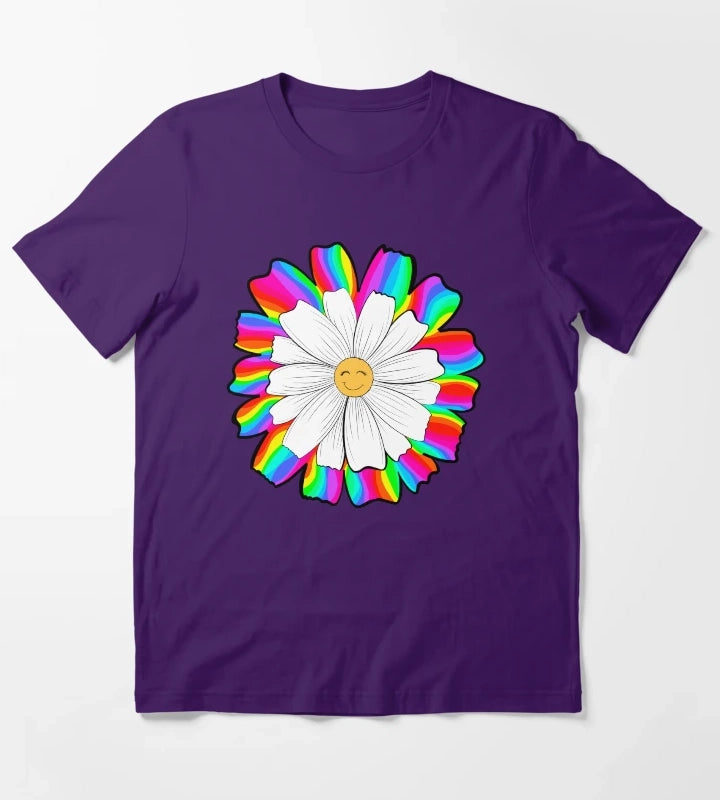 hazy daisy v2 T-Shirt Purple