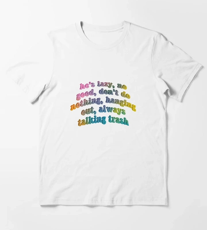 hes lazy no good dont do nothing zane and heath fight T-Shirt White