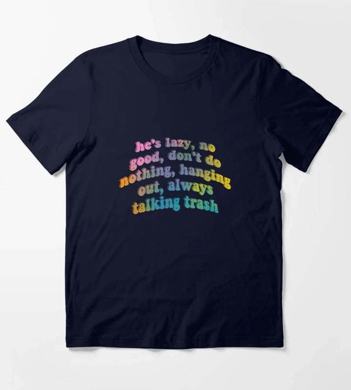 hes lazy no good dont do nothing zane and heath fight T-Shirt Navy