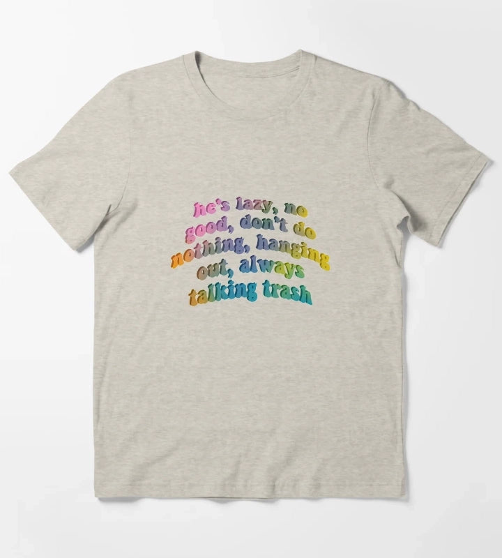 hes lazy no good dont do nothing zane and heath fight T-Shirt Cream