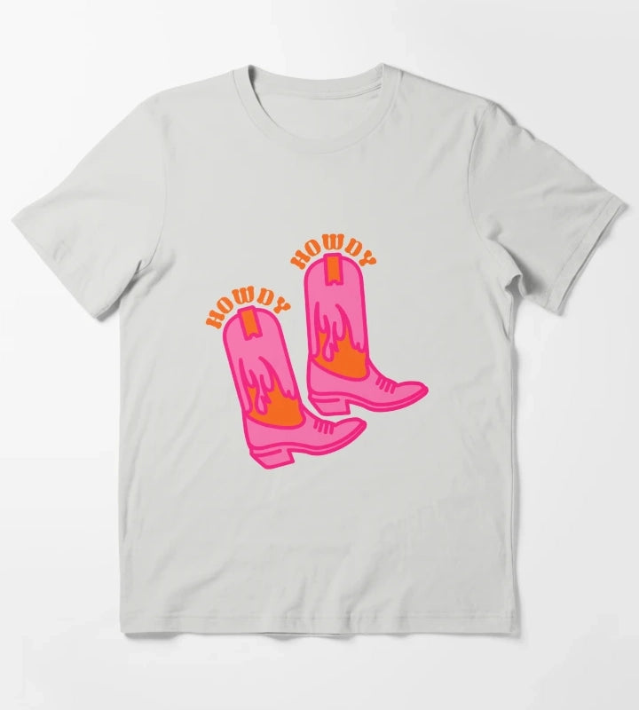 howdy boots T-Shirt Light Grey