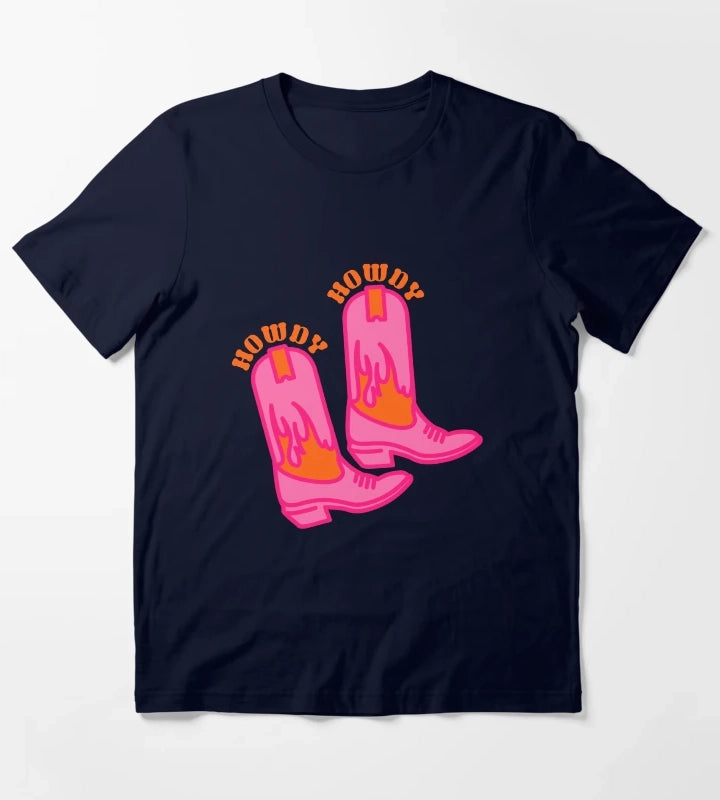 howdy boots T-Shirt Navy