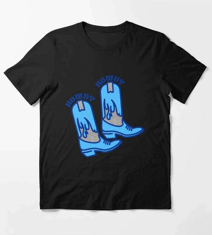 howdy boots blue T-Shirt