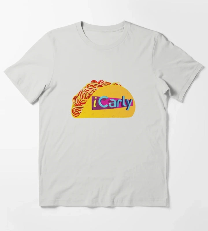 iCarly Spaghetti Taco T-Shirt Light Grey