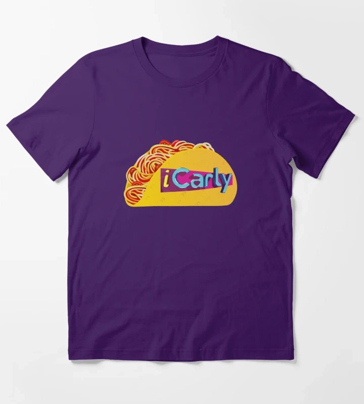 iCarly Spaghetti Taco T-Shirt Purple
