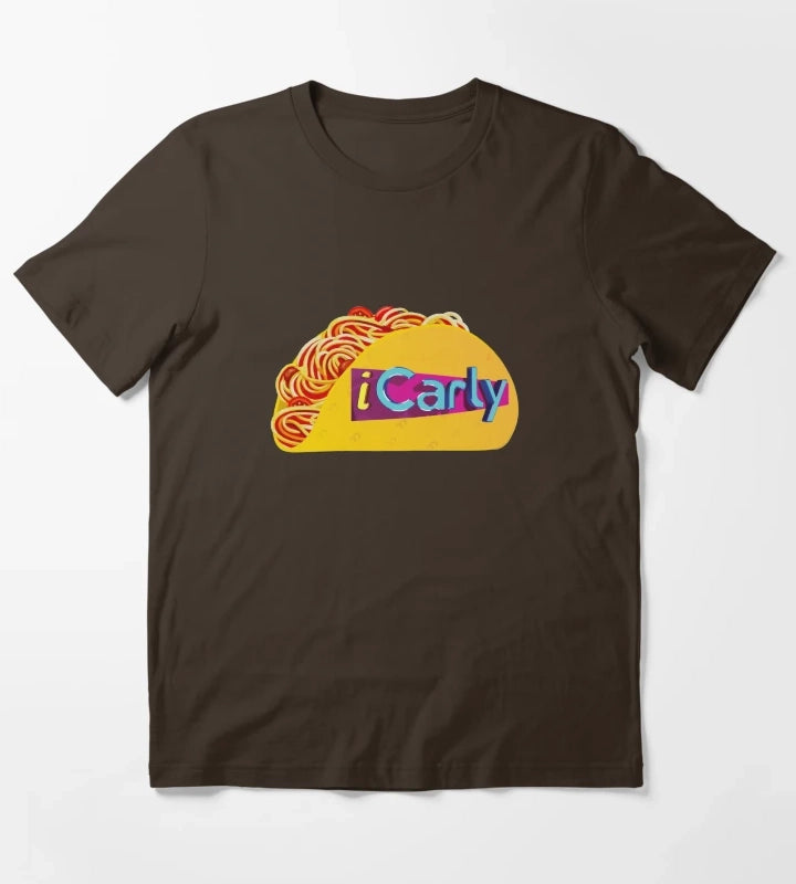 iCarly Spaghetti Taco T-Shirt Brown