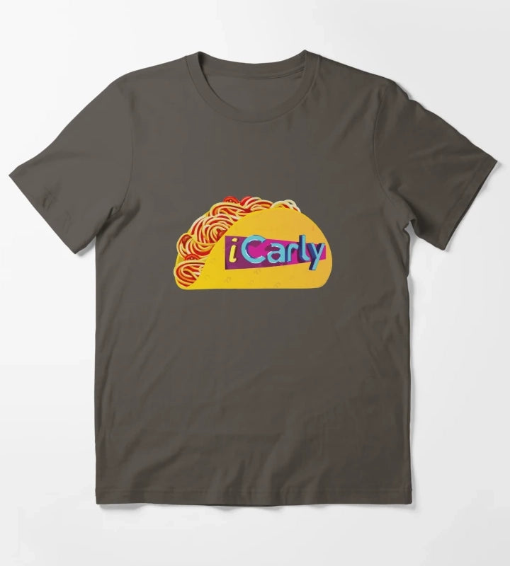 iCarly Spaghetti Taco T-Shirt Dark Grey