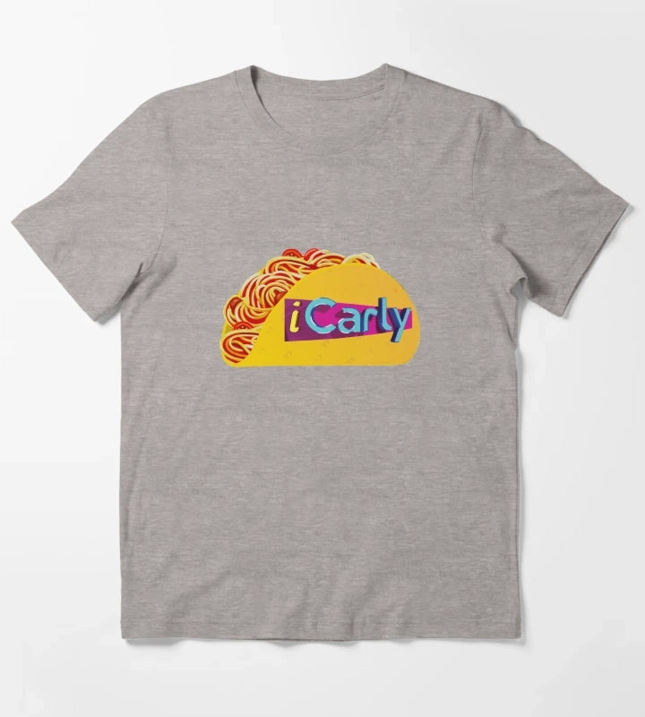 iCarly Spaghetti Taco T-Shirt Heather Grey