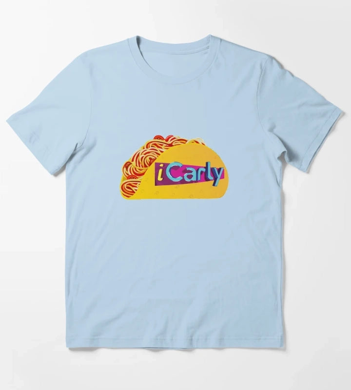 iCarly Spaghetti Taco T-Shirt Sky Blue