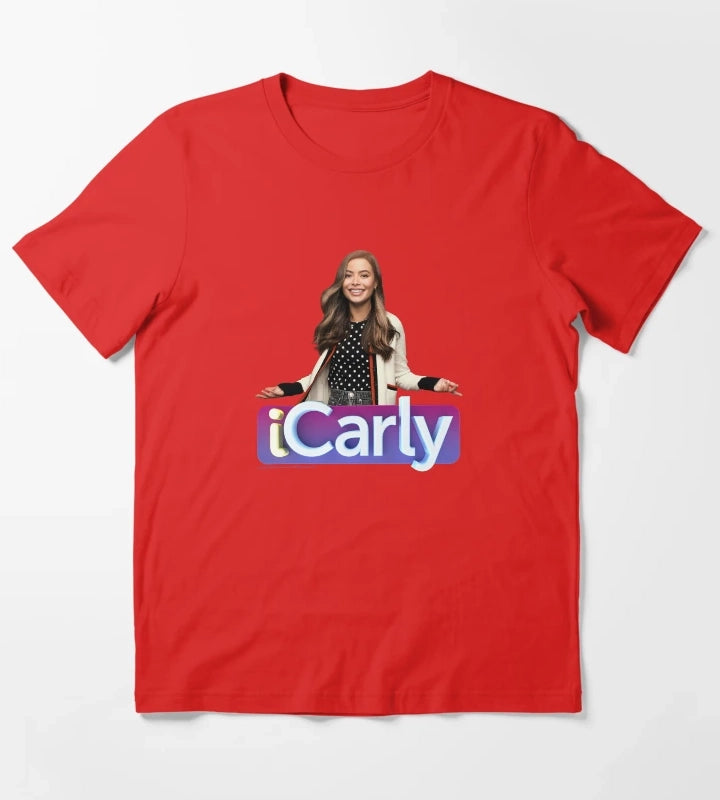 iCarly Title Logo And Photo T-Shirt Red
