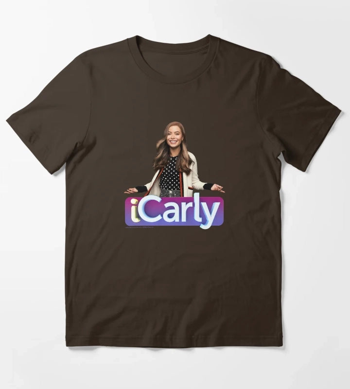 iCarly Title Logo And Photo T-Shirt Brown