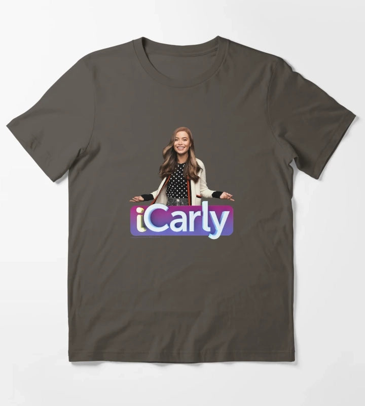 iCarly Title Logo And Photo T-Shirt Dark Grey