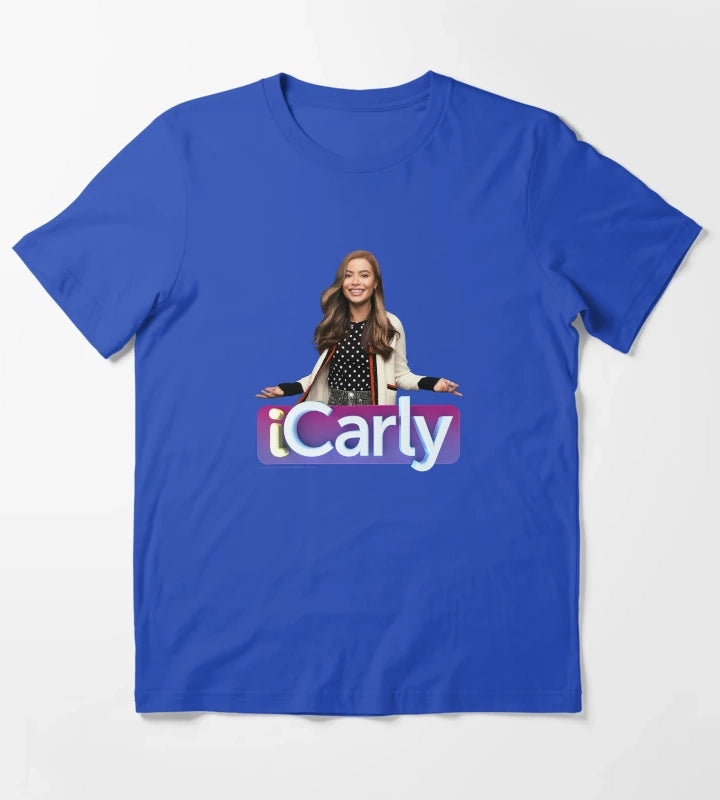iCarly Title Logo And Photo T-Shirt Blue