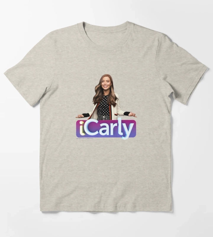 iCarly Title Logo And Photo T-Shirt Cream