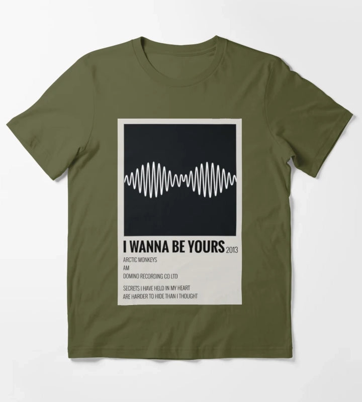 i wanna be your arctic monkeys T-Shirt Olive Green