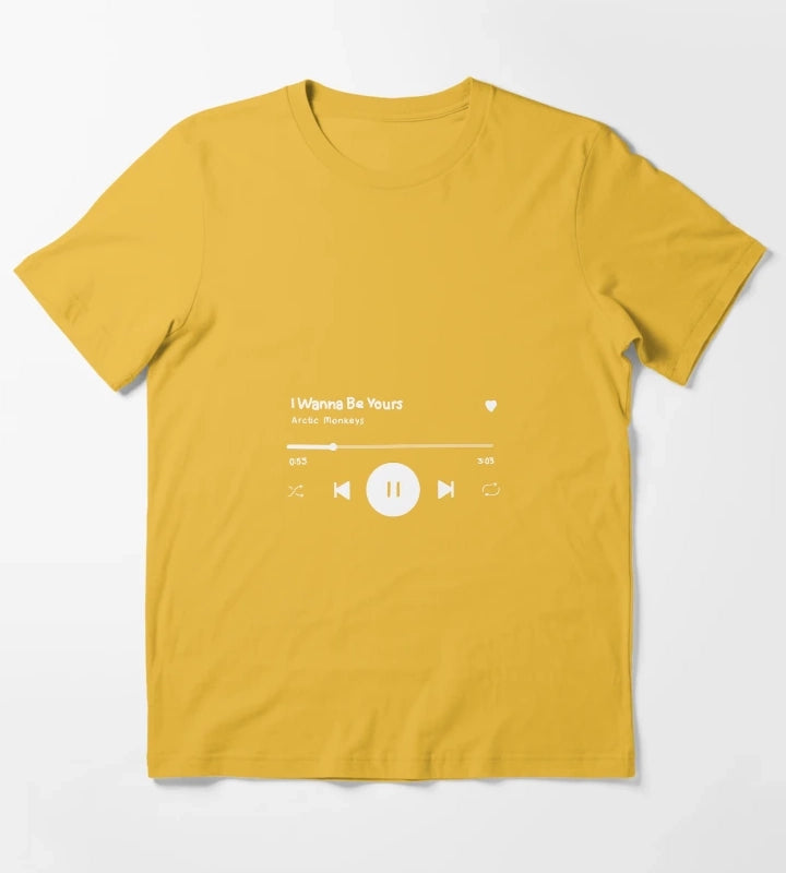 i wanna be yours arctic monkeys T-Shirt Yellow