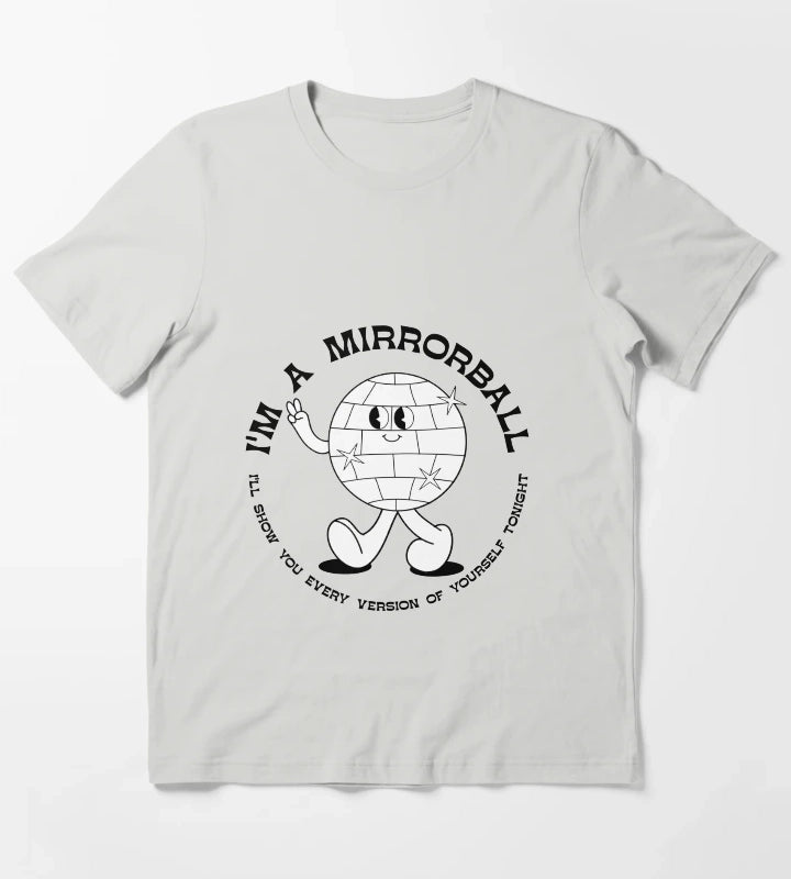im a disco ball T-Shirt Light Grey