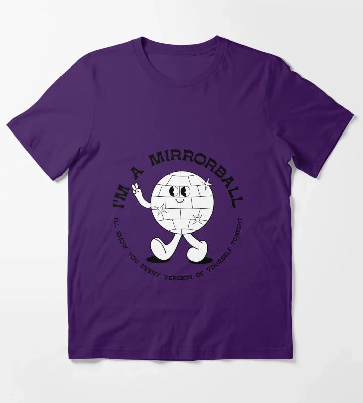 im a disco ball T-Shirt Purple