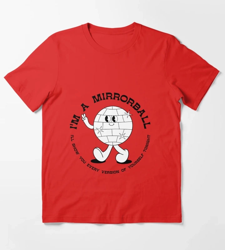 im a disco ball T-Shirt Red