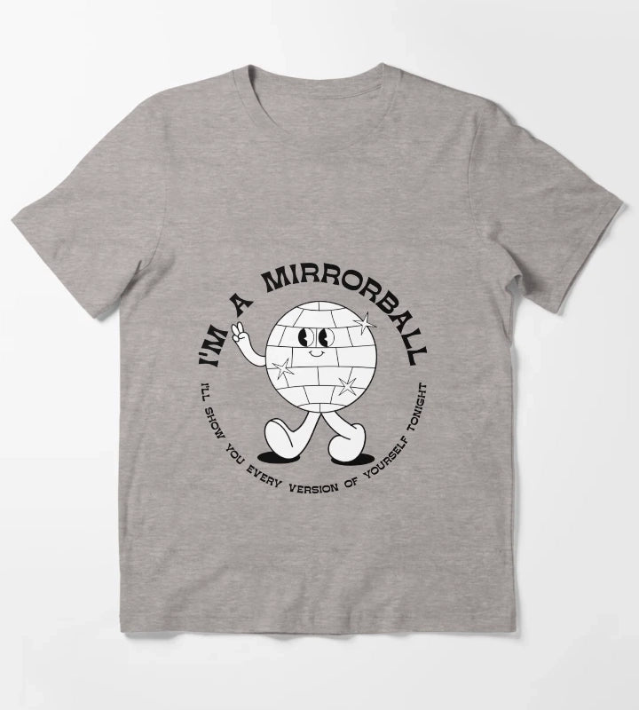 im a disco ball T-Shirt Heather Grey