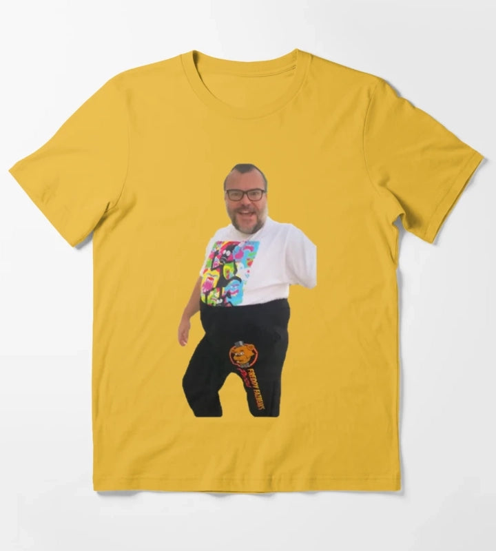 jack black five nights at freddies Gift shirt T-Shirt Yellow