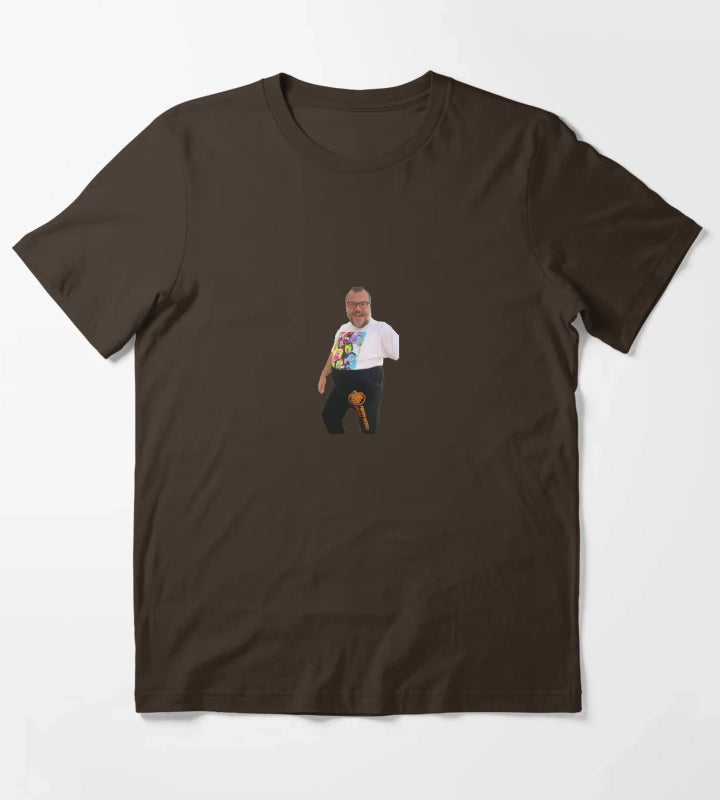 jack black five nights at freddies T-Shirt Brown