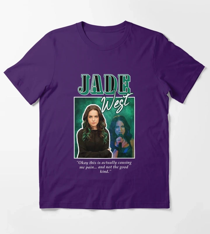 jade west 2000s aesthetic T-Shirt Purple