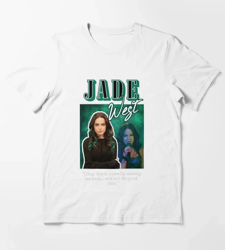 jade west 2000s aesthetic T-Shirt White