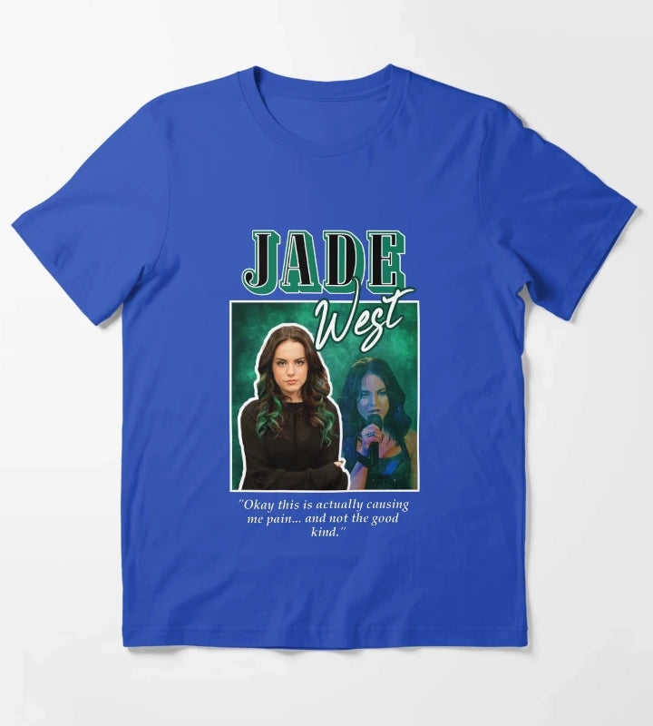 jade west 2000s aesthetic T-Shirt Blue