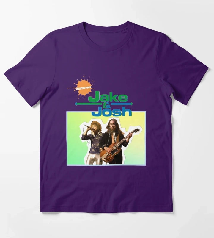 jake and josh T-Shirt Purple