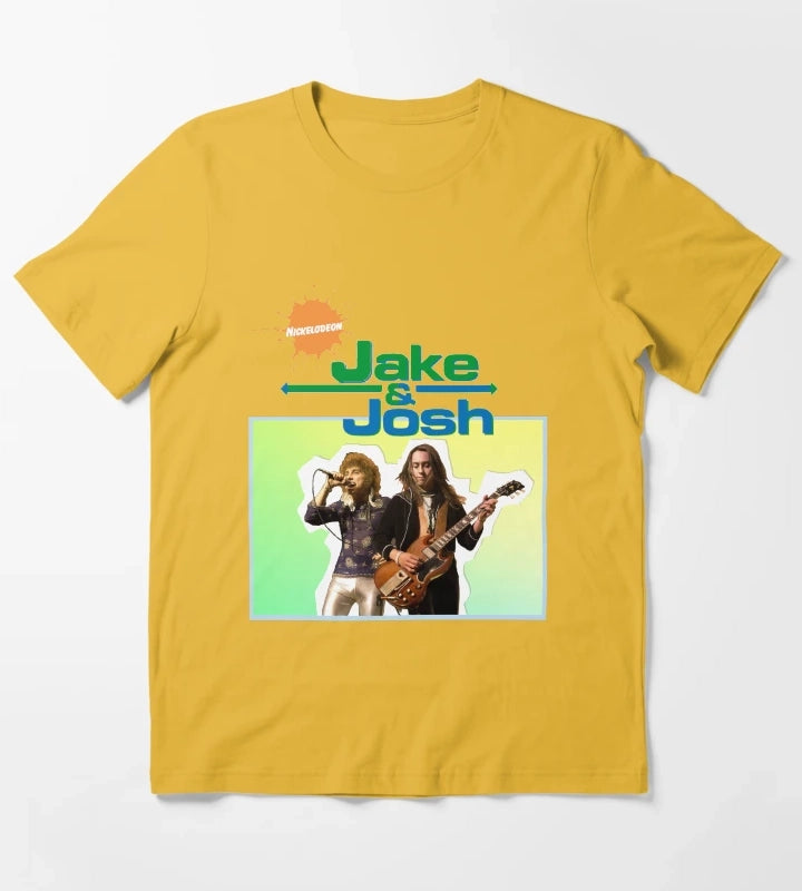 jake and josh T-Shirt Yellow