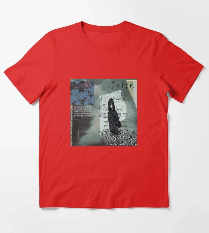 julie pushing daisies Album Cover T-Shirt Red