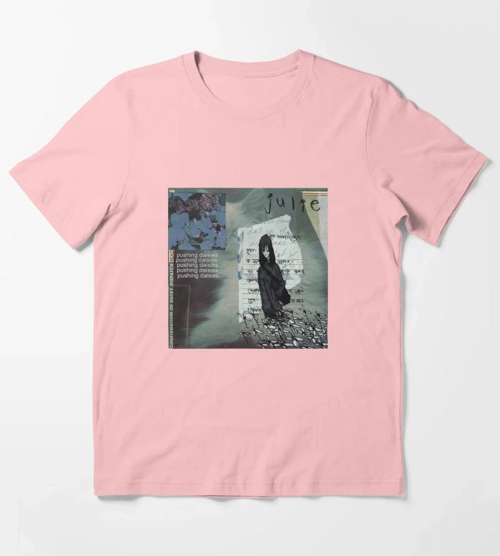 julie pushing daisies Album Cover T-Shirt Dark Grey