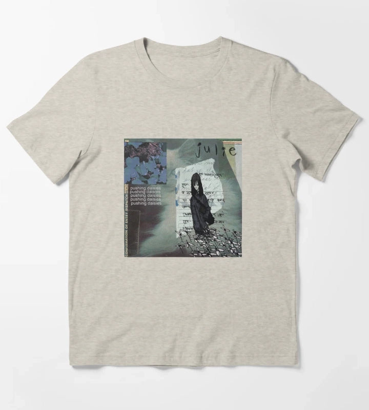 julie pushing daisies Album Cover T-Shirt Cream