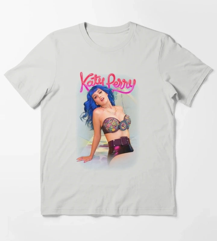 katy perry mens fun in the sun 2011 tour T-Shirt Light Grey