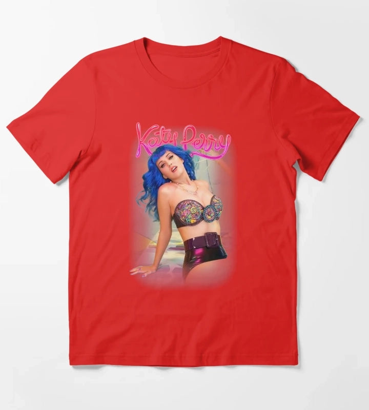 katy perry mens fun in the sun 2011 tour T-Shirt Red