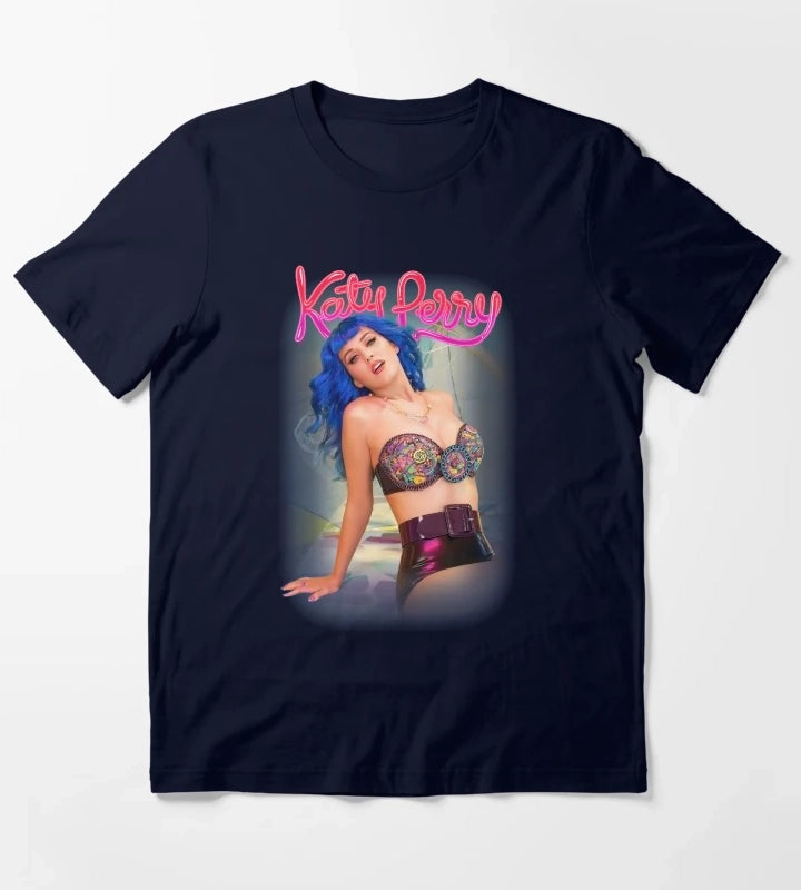 katy perry mens fun in the sun 2011 tour T-Shirt Navy