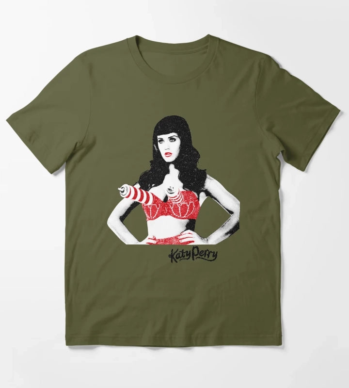 katy perry showdown california gurls T-Shirt Olive Green