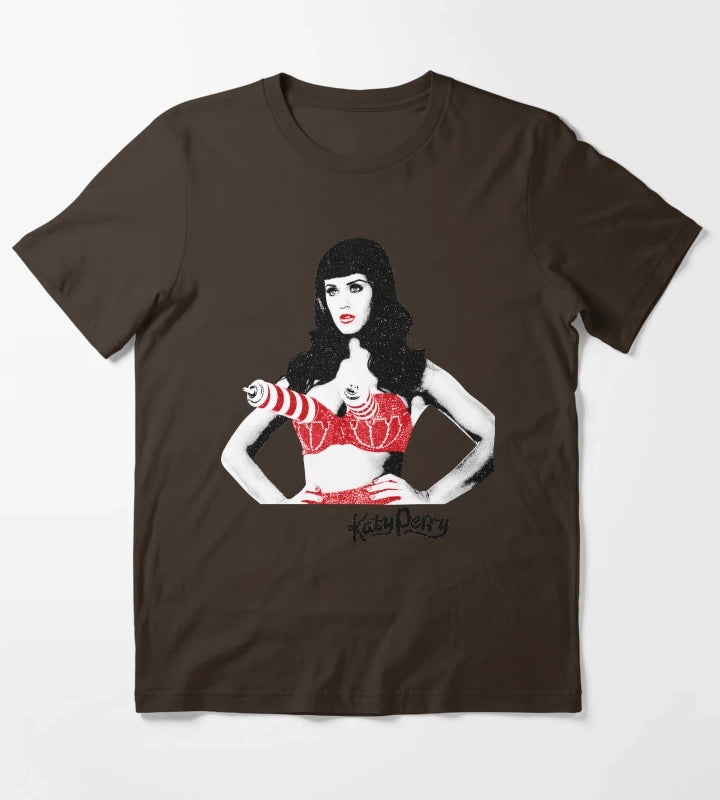 katy perry showdown california gurls T-Shirt Brown