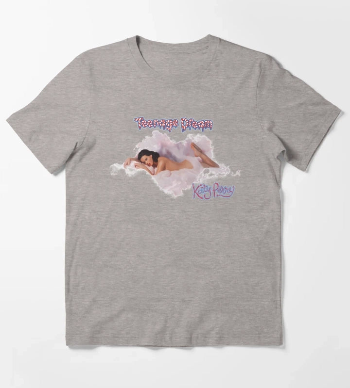 katy perry teenage dream heart shaped cloud T-Shirt Heather Grey