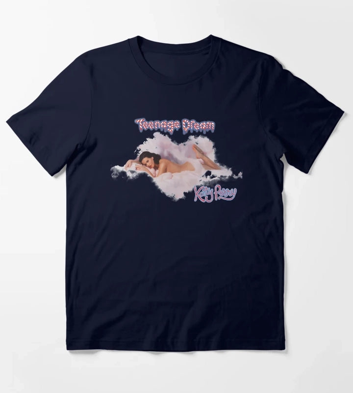 katy perry teenage dream heart shaped cloud T-Shirt Navy