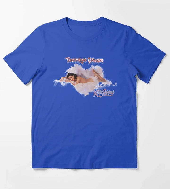 katy perry teenage dream heart shaped cloud T-Shirt Blue